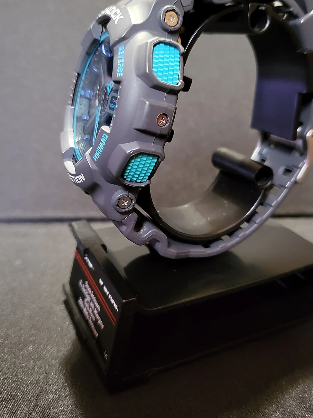 G-Shock GA-110TS Gray and Blue Shock Resistant Watch